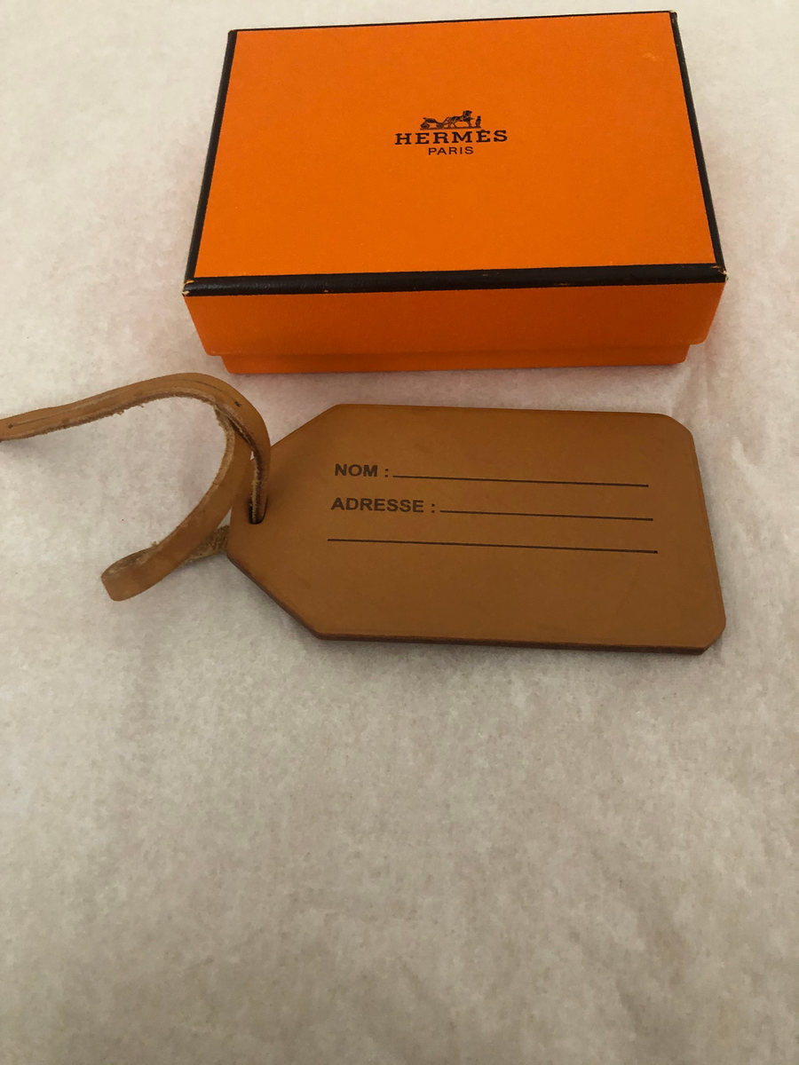 Hermes 2009 L Echappee Belle Luggage Tag in Box