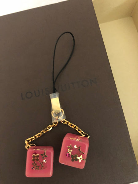 Louis Vuitton Key Ring/Charm Inclusion (Never Used) w/Packaging