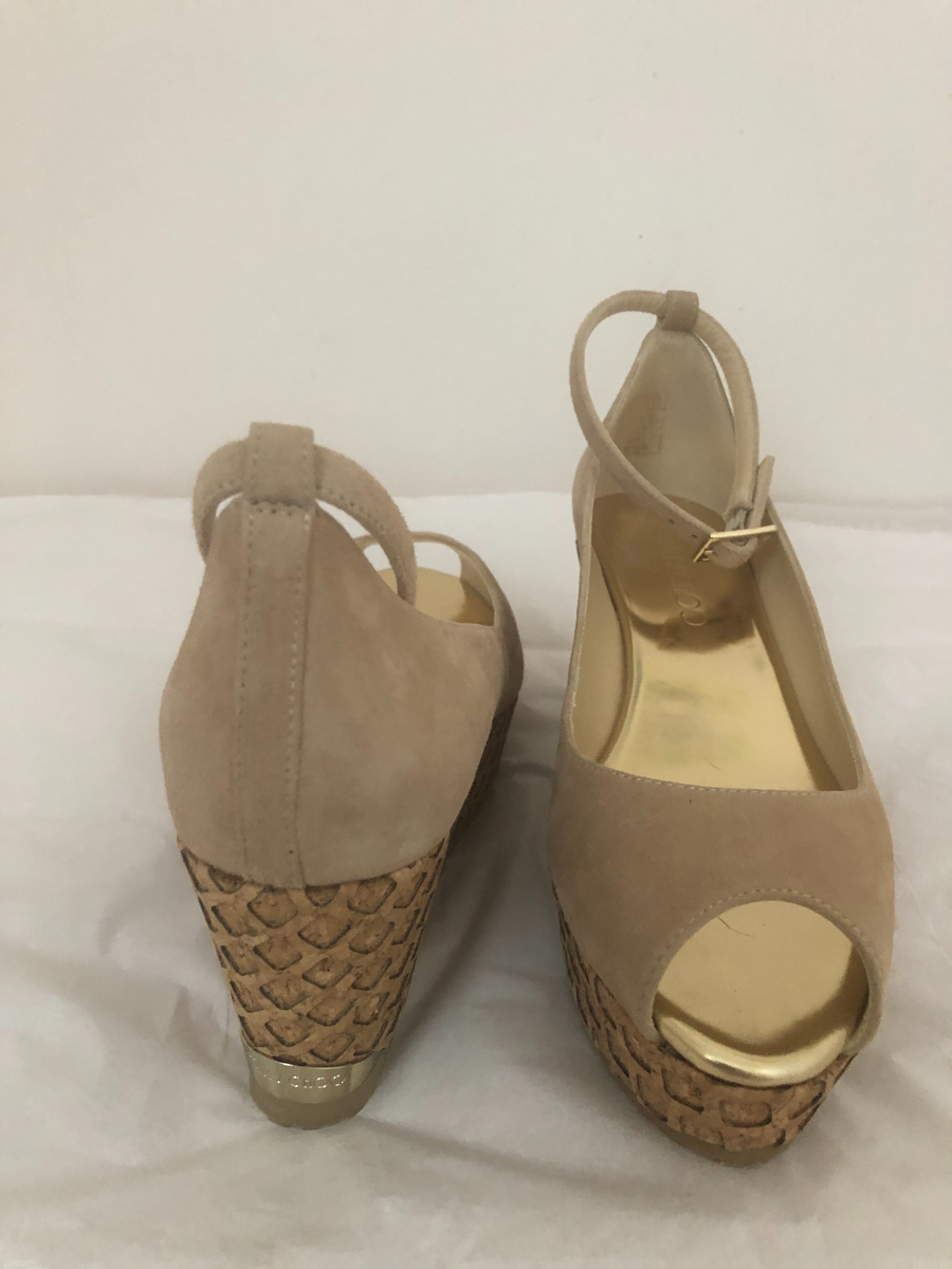 Jimmy choo sales tan wedges