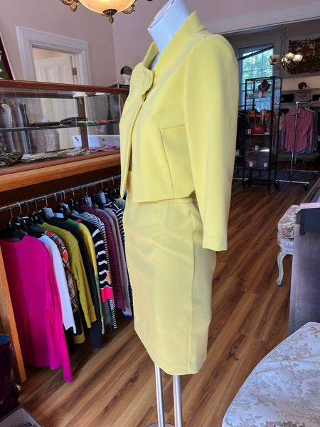 Antonio Cosentino As new Skirt Suit with a 1960s Look (42 Itl)
