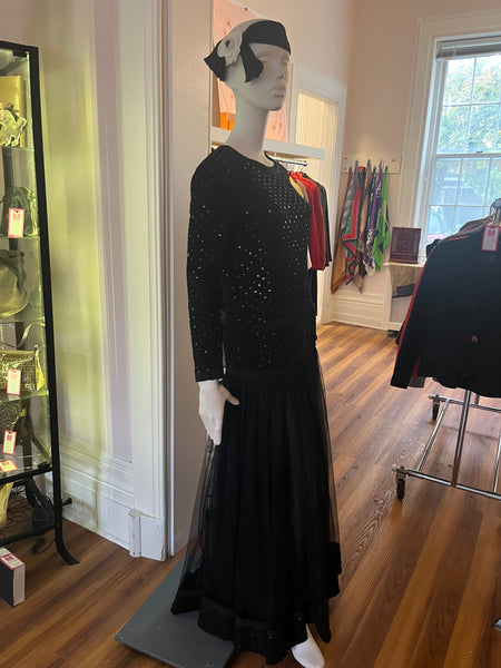 Chanel Vintage Gown w/Sequins and Tulle