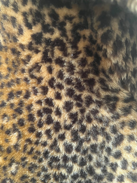 Monterey Vintage Leopard Print Coat M