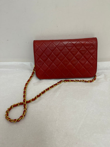 1989-91 Chanel Quilted Lambskin Flap Handbag w/COA and Card