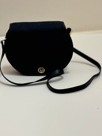 Christian Dior Rare Honeycomb B Saddle Crossbody