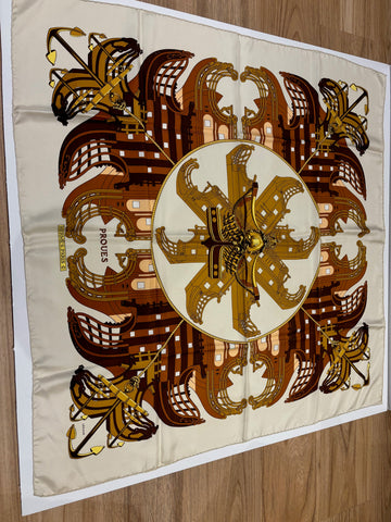 Hermes "Proues" Silk Scarf