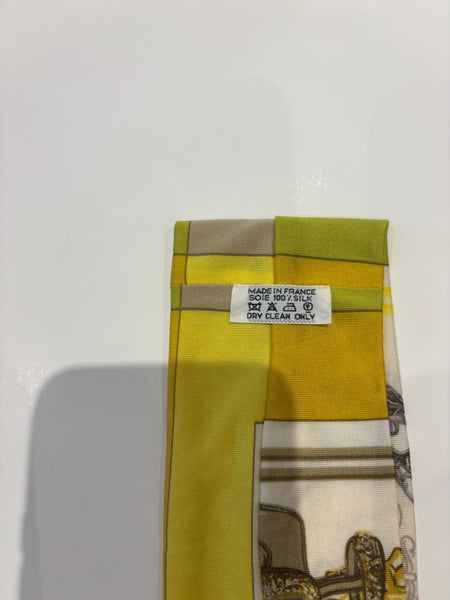 HERMES Bride de Gala Silk Headband and Pouch