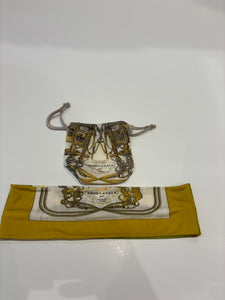 HERMES Bride de Gala Silk Headband and Pouch