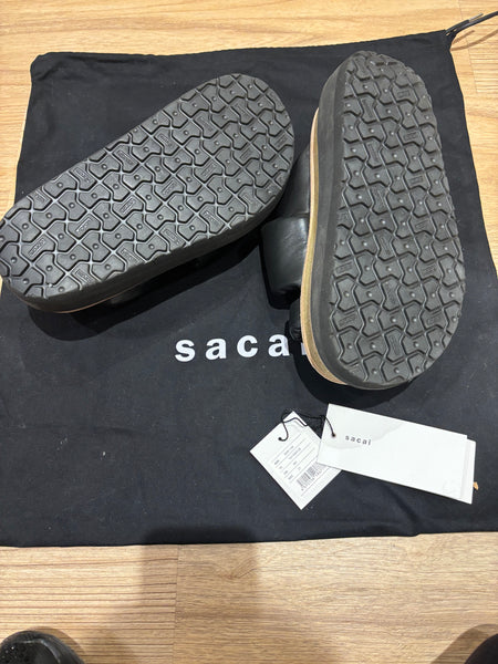 SACAI F/W Black Multi Sole Sandals Size 7 w/Tag and Dust Bag - Never Worn