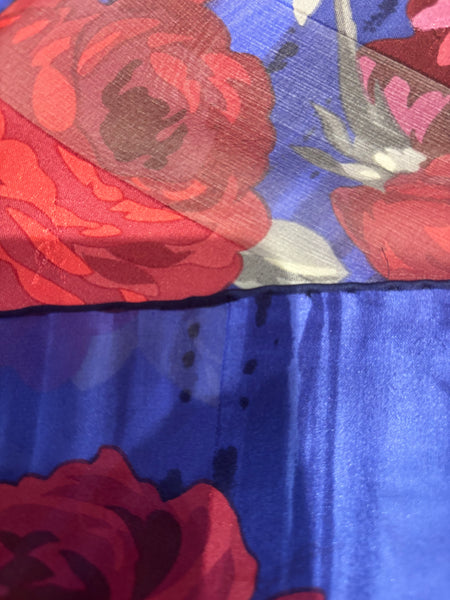 Yves Saint Laurent New Old Stock Mousseline Silk Scarf w/COA and Packaging