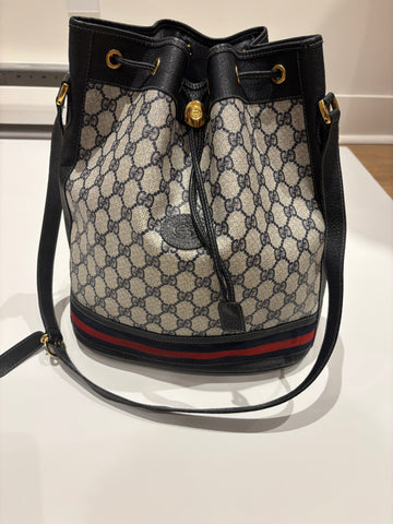 Gucci Supreme Monogram Bucket Bag