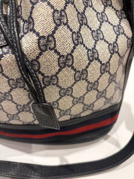 Gucci Supreme Monogram Bucket Bag