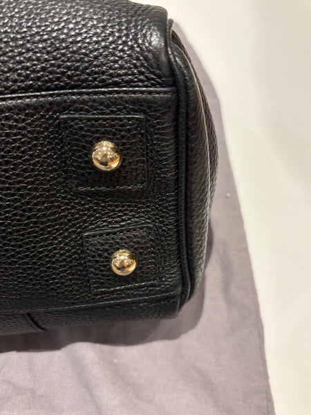 Mulberry Bayswater Black Textured Leather Tote