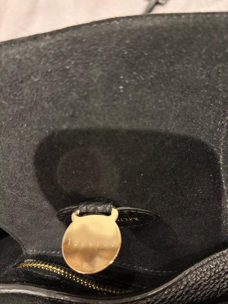 Mulberry Bayswater Black Textured Leather Tote