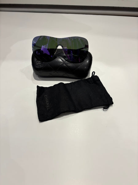 Chanel Shield Runway Sunglasses Model 71158 L2447 3N