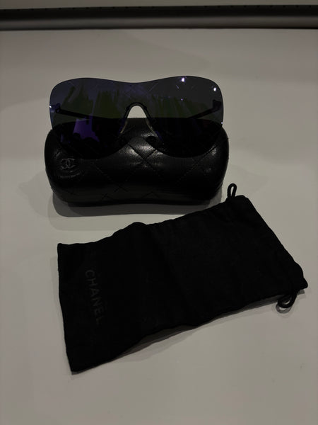 Chanel Shield Runway Sunglasses Model 71158 L2447 3N