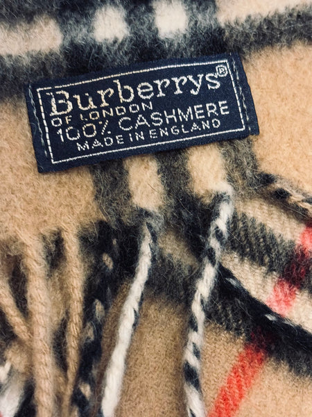 Burberry Vintage Cashmere Scarf