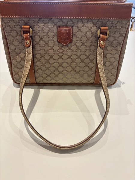 Celine Vintage Macadam Tote Bag