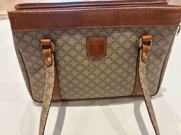 Celine Vintage Macadam Tote Bag