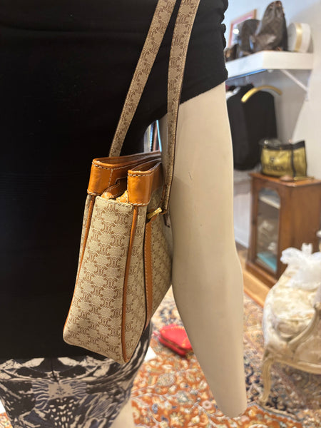 Celine Vintage Macadam Tote Bag
