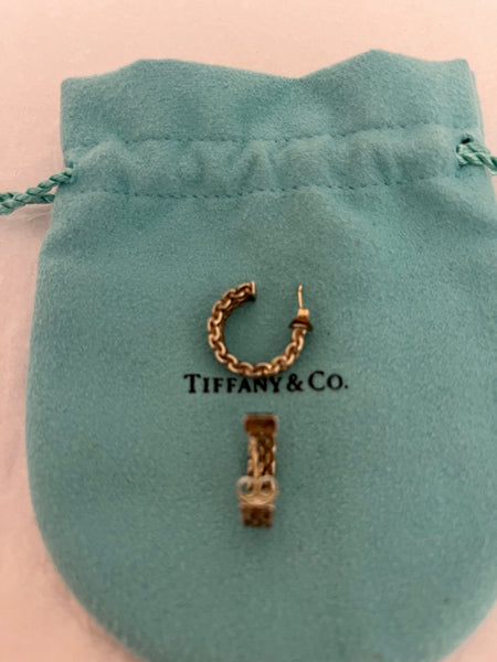 Tiffany Sterling Silver Somerset Hoop Earring