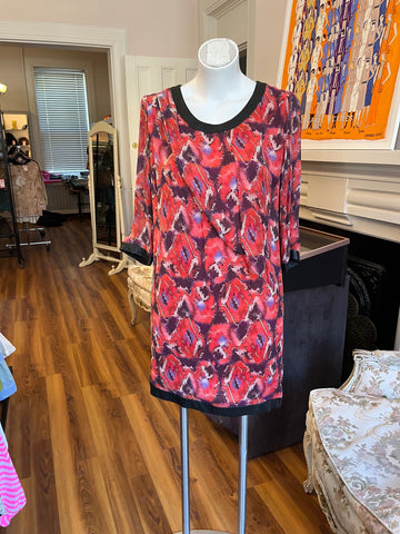 Thakoon Dress Size 4 with Lambskin Trim