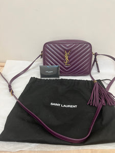 Yves Saint Laurent Lou Leather Camera Bag (As New) w/Dust Bag and Card