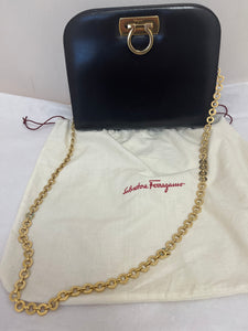 Salvatore Ferragamo Classic Leather Hand/Crossbody Bag w/Dust Bag