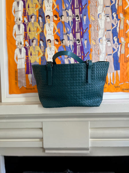 Bottega Veneta Intrecciato Top Hand Tote Bag
