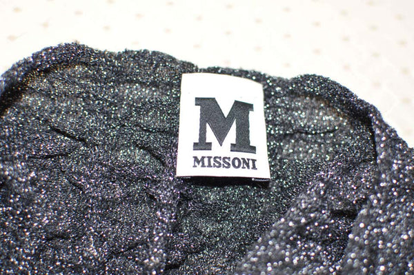 M. Missoni Silver Grey Metallic Dress 40 (ITL)