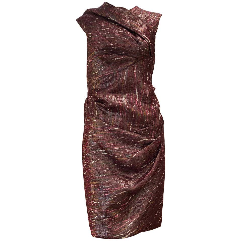 Ports 1961 Draped Shimmering Dress (2)