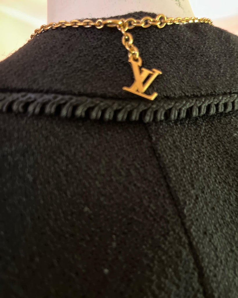 Louis Vuitton Clear Resin Monogram Inclusion Heart Pendant