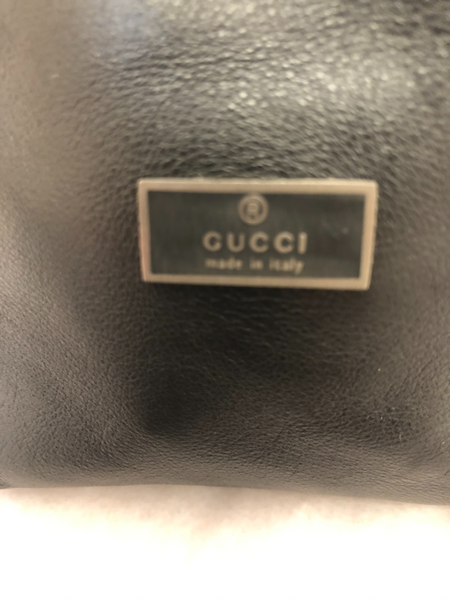 GUCCI Black Leather Waist Pouch
