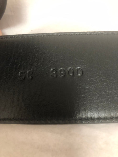 Miu Miu Black Patent Leather Belt 36" As New