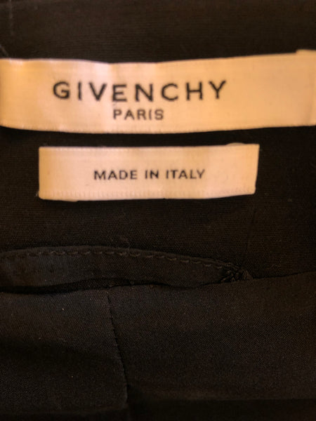 Givenchy 2011P Collection Black Cotton Shirt Dress 42 (Itl)