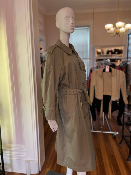 Yves Saint Laurent 1980s Trench 44 Fr