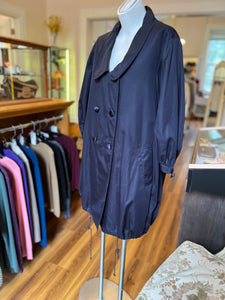 Ted Baker Dark Blue Cotton Trench Coat 4