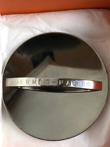 Hermes Chene Dunkel Scarf Ring w/Box
