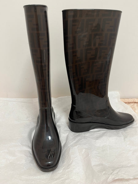 Fendi Rubber Boots Size 40