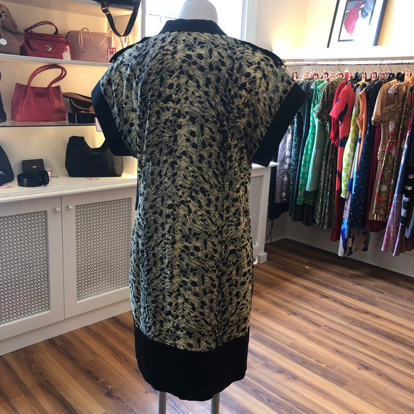 Sonia Rykiel Leopard Print Dress 40Fr