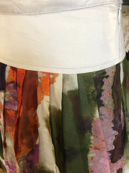 Edme & Esyllte NWT Silk Printed Skirt (S)